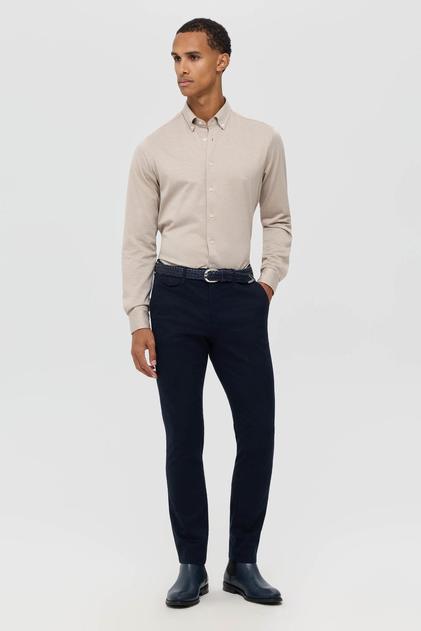 Men’s Premium Business Shirt – Stretch Cotton Comfort | Style 25-005