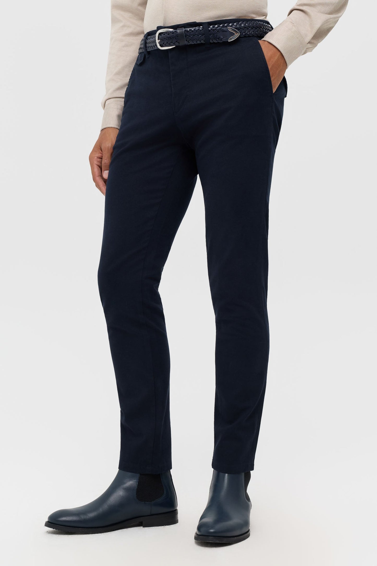 Men’s Slim Fit Tencel Blend Chino Trousers | Style 1430