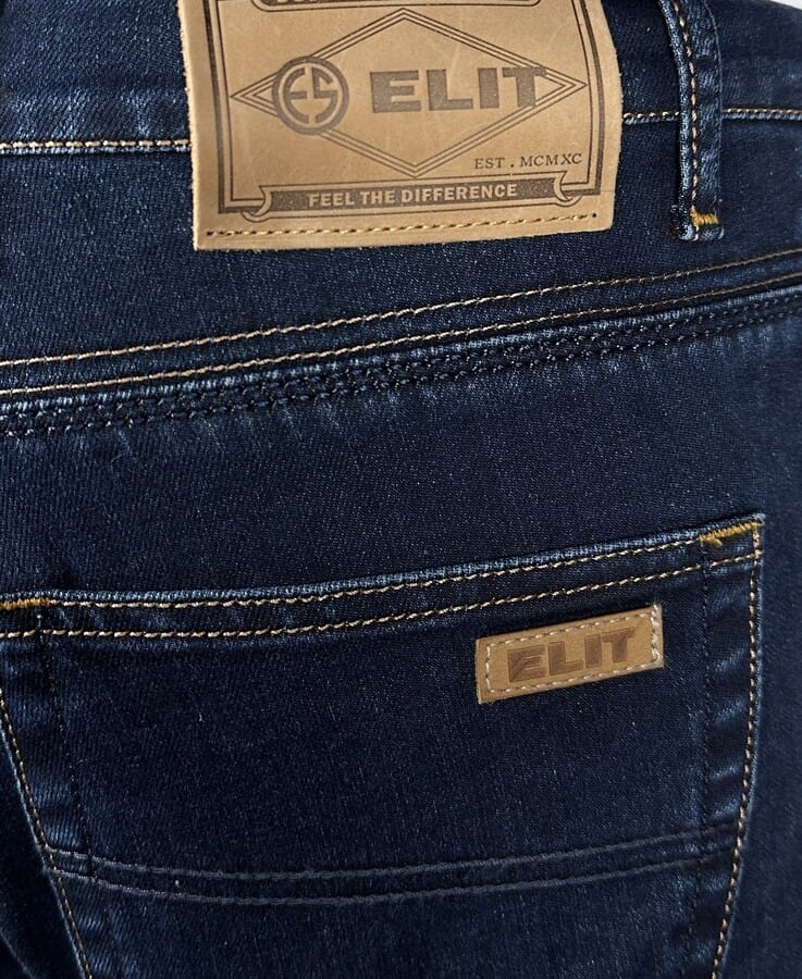 Muške indigo farmerice slika džepa